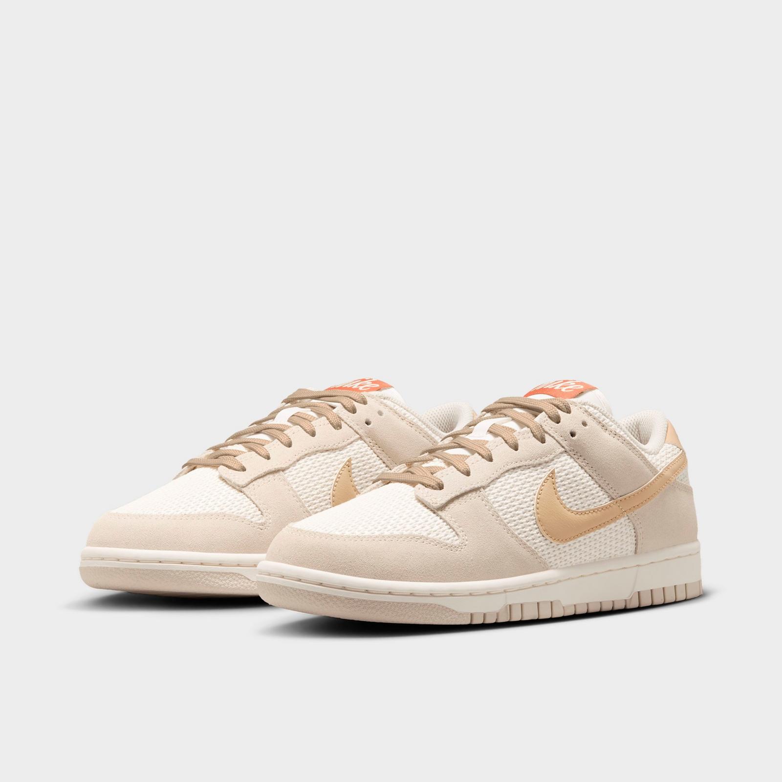 Women's Nike Dunk Low SE Casual Shoes - Sail/Light Orewood Brown/Sail/Linen