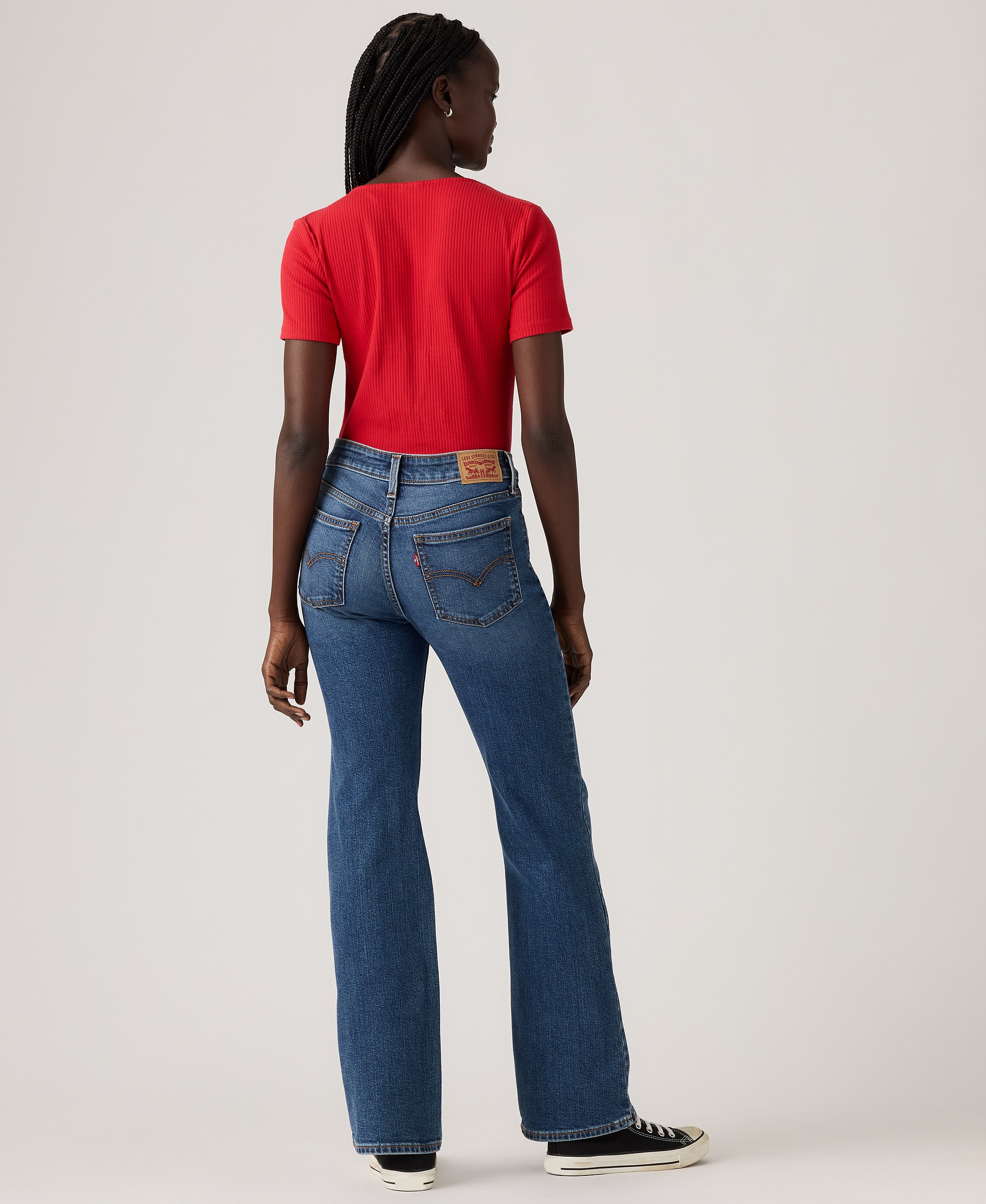 Levi's Women's Superlow Low-Rise Bootcut Jeans - Darted Denim