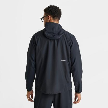 Men's Nike Dri-FIT Form Graphic Full-Zip Jacket - Black/Dark Smoke Grey