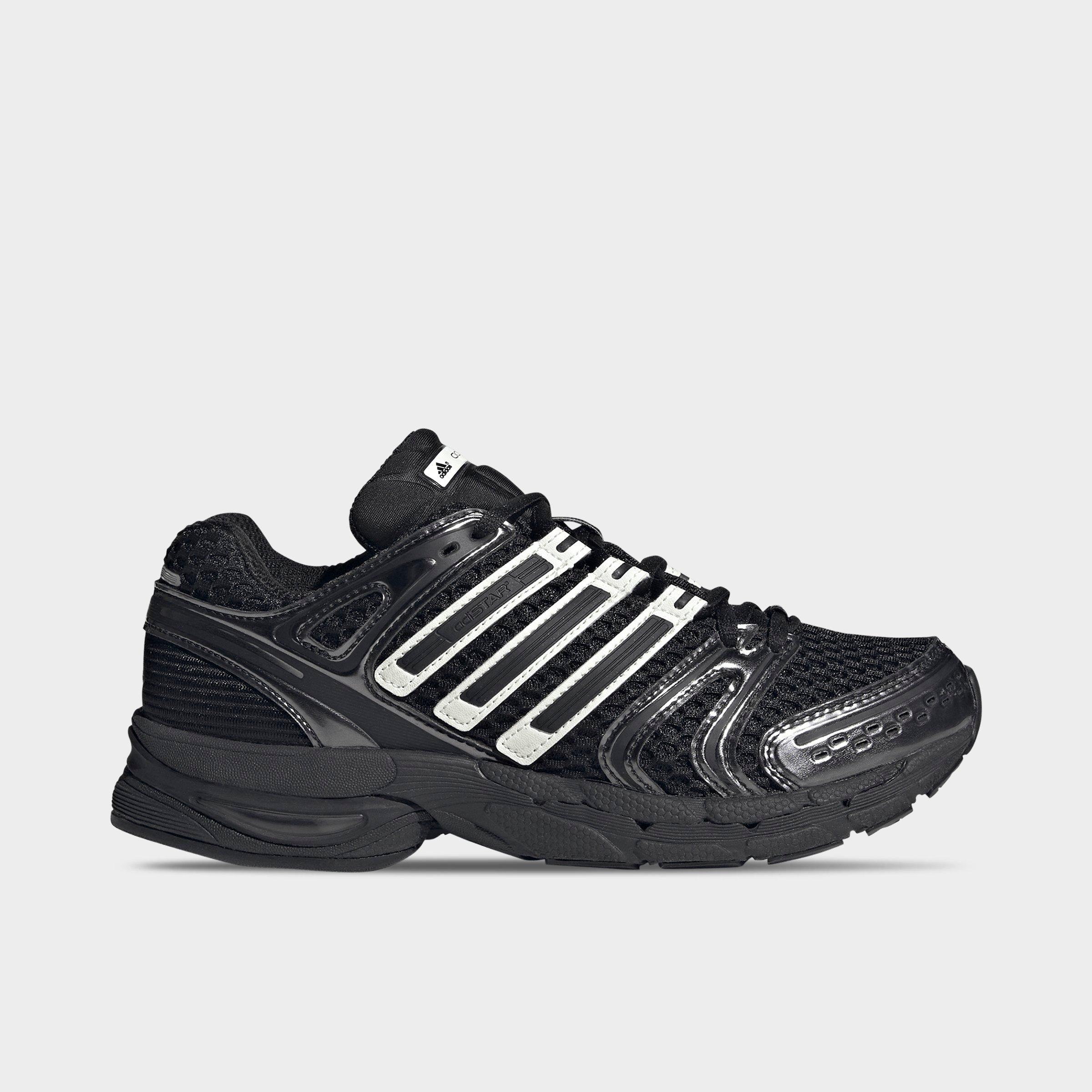 Women's adidas Adistar Control 5 Pony Print Casual Shoes - Part 1 - Core Black/Off White/Core Black - Left shoe facing left. Outside of the shoe.