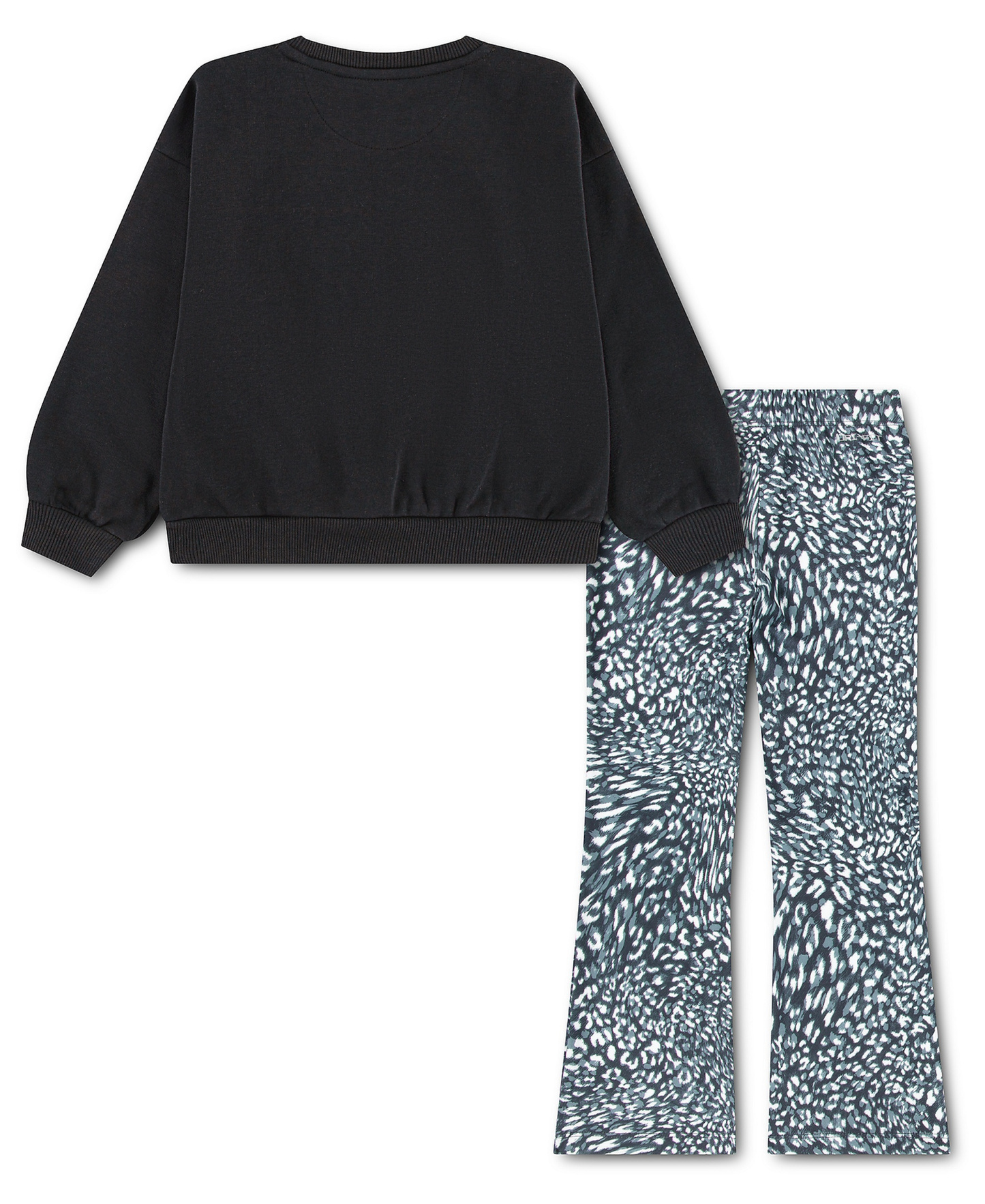Nike Girls' 4-6X Printed Top and Leggings, 2-Piece Set - Black