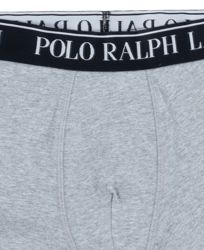 Polo Ralph Lauren Boys' 8-20 Cotton Stretch Boxer Briefs, 3-Pack - Black/Gray
