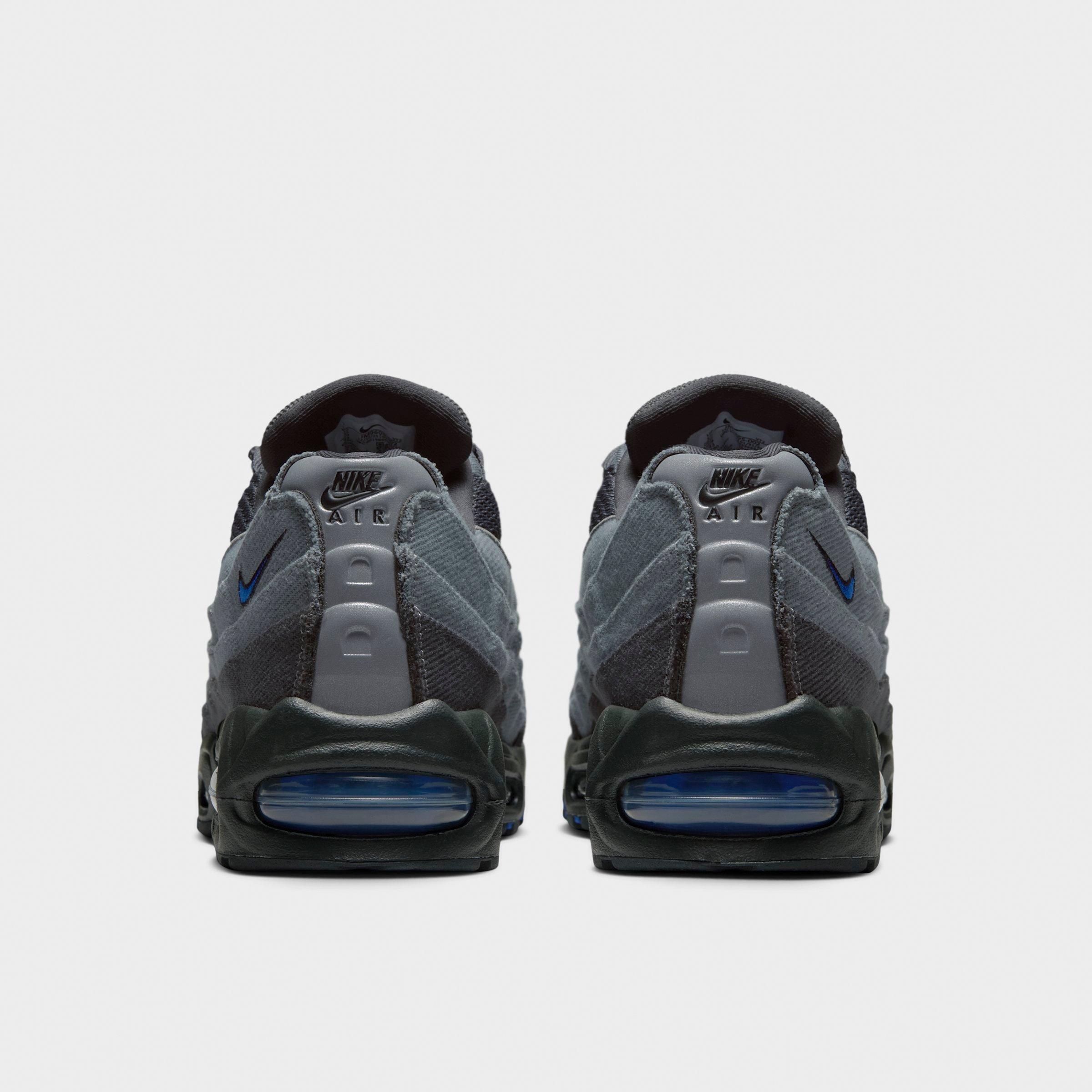 Men's Nithtke Air Max 95 Big Bubble Scorpion Casual Shoes - Part 1 - Smoke Grey/Anthracite/Black/Racer Blue - Back view