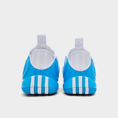 Men's adidas Harden Vol. 10 Basketball Shoes - Lucid Aquamarine/White/Silver Metallic - view 4