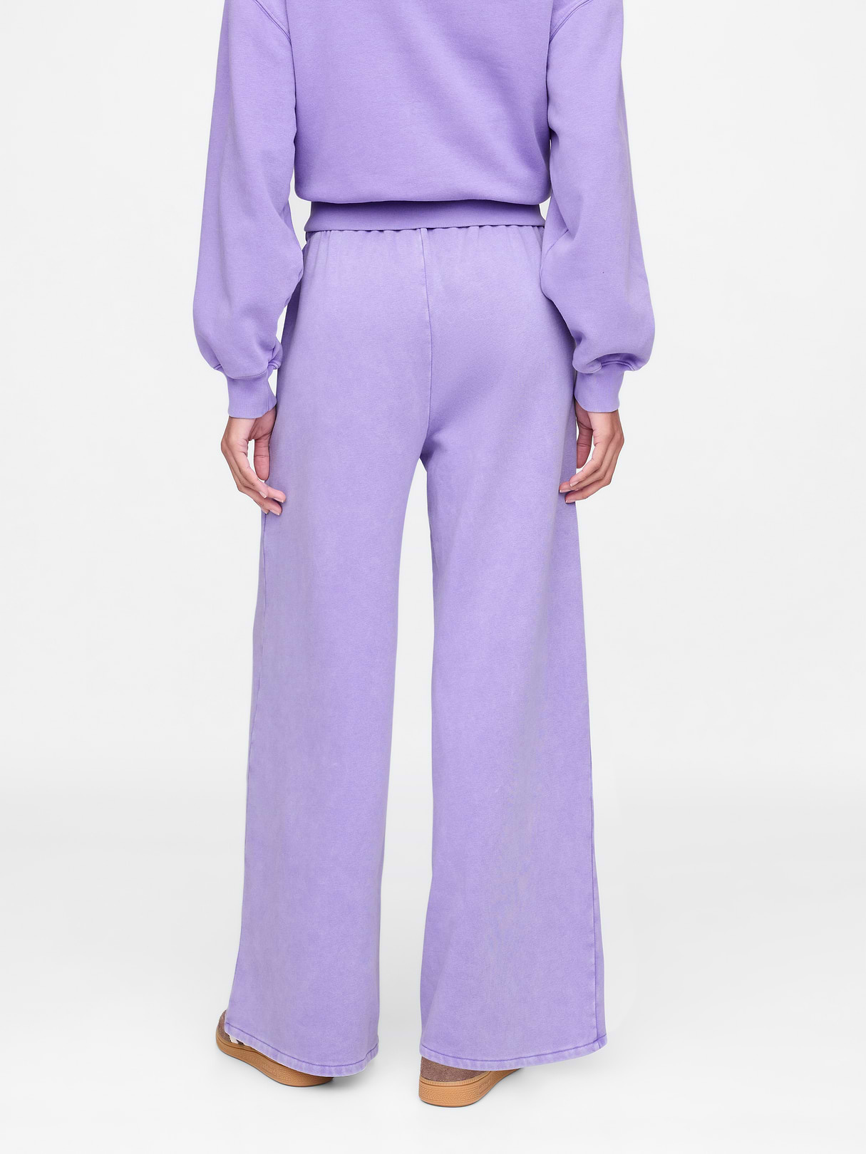 VintageSoft Baggy Sweatpants - Wisteria blossom purple
