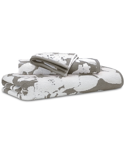 Lauren Ralph Lauren Sanders Solid Antimicrobial Cotton Bath Towel, 30" x 56" - Pewter Grey