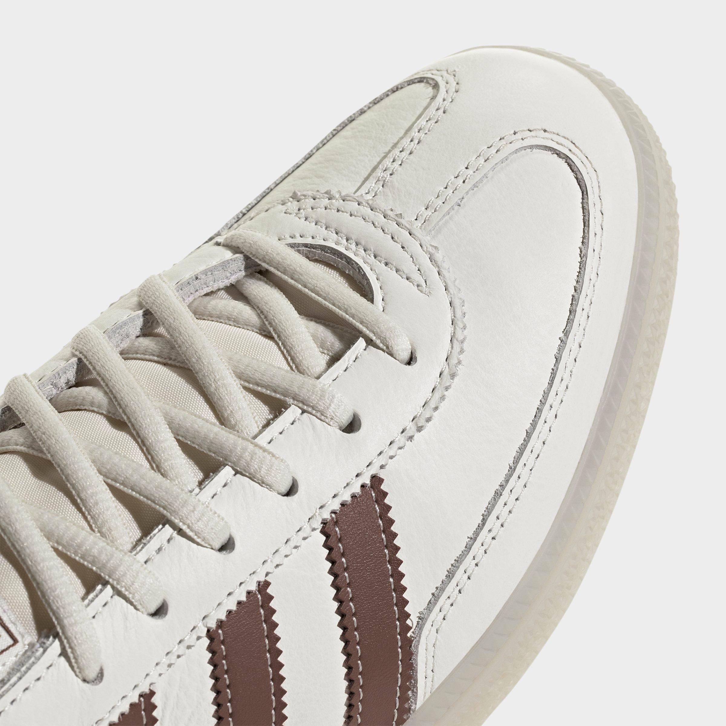 Men's adidas Originals Handball Spezial Casual Shoes - Part 3 - Core White/Preloved Brown/Off White - Detail shot