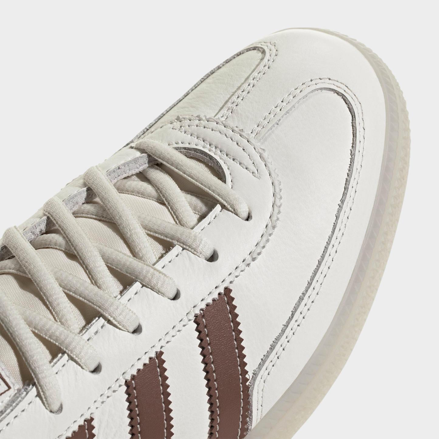 Men's adidas Originals Handball Spezial Casual Shoes - Part 3 - Core White/Preloved Brown/Off White - Detail shot