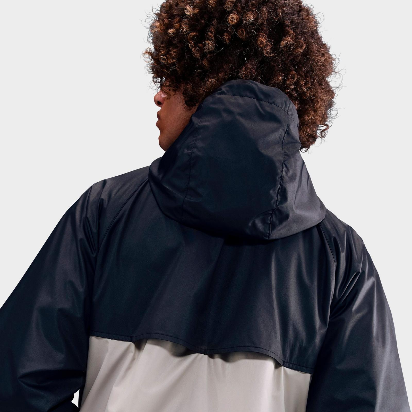 Men's Nike Windrunner Lined Jacket - Black/Cream II