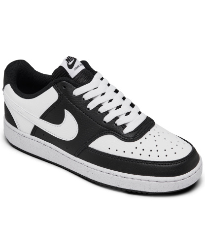 Nike Women's Court Vision Low Next Nature Casual Sneakers from Finish Line - Black, White