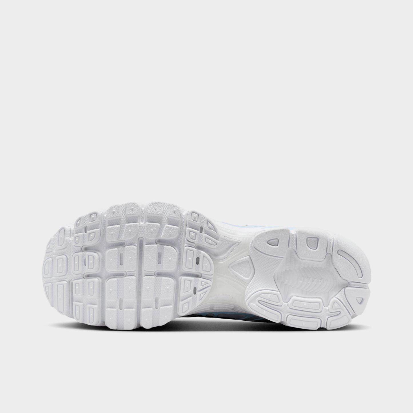 Women's Nithtke Air Max Moto 2K Casual Shoes - Part 2 - White/Metallic Silver/Midnight Navy/Hydrogen Blue - Bottom view