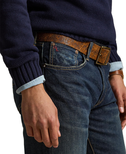 Polo Ralph Lauren Men's Hampton Relaxed Straight Jeans - Lightweight Morris Blue