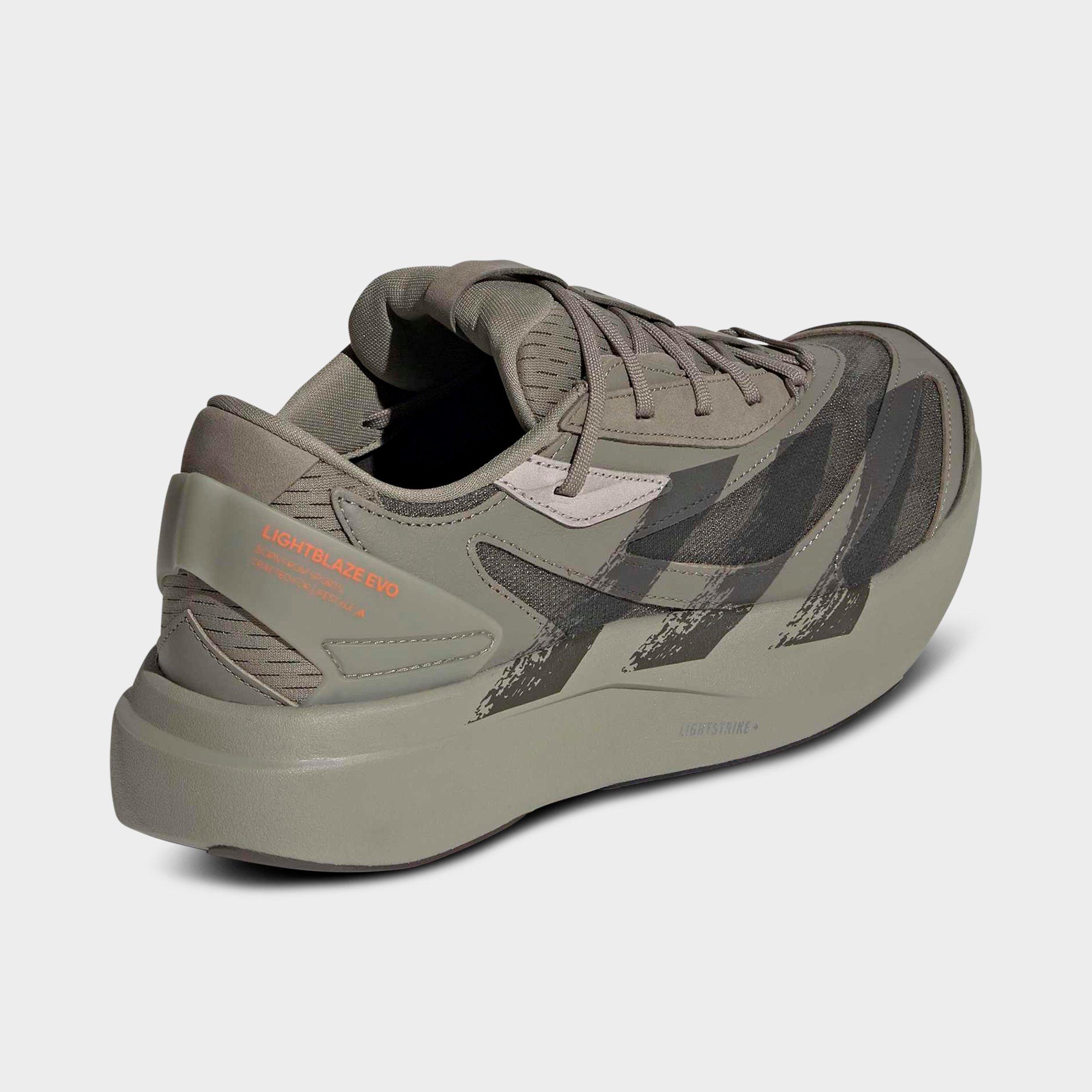 Men's adidas Lightblaze EVO SL Casual Shoes - Clay/Core Black/Core Black - Back view