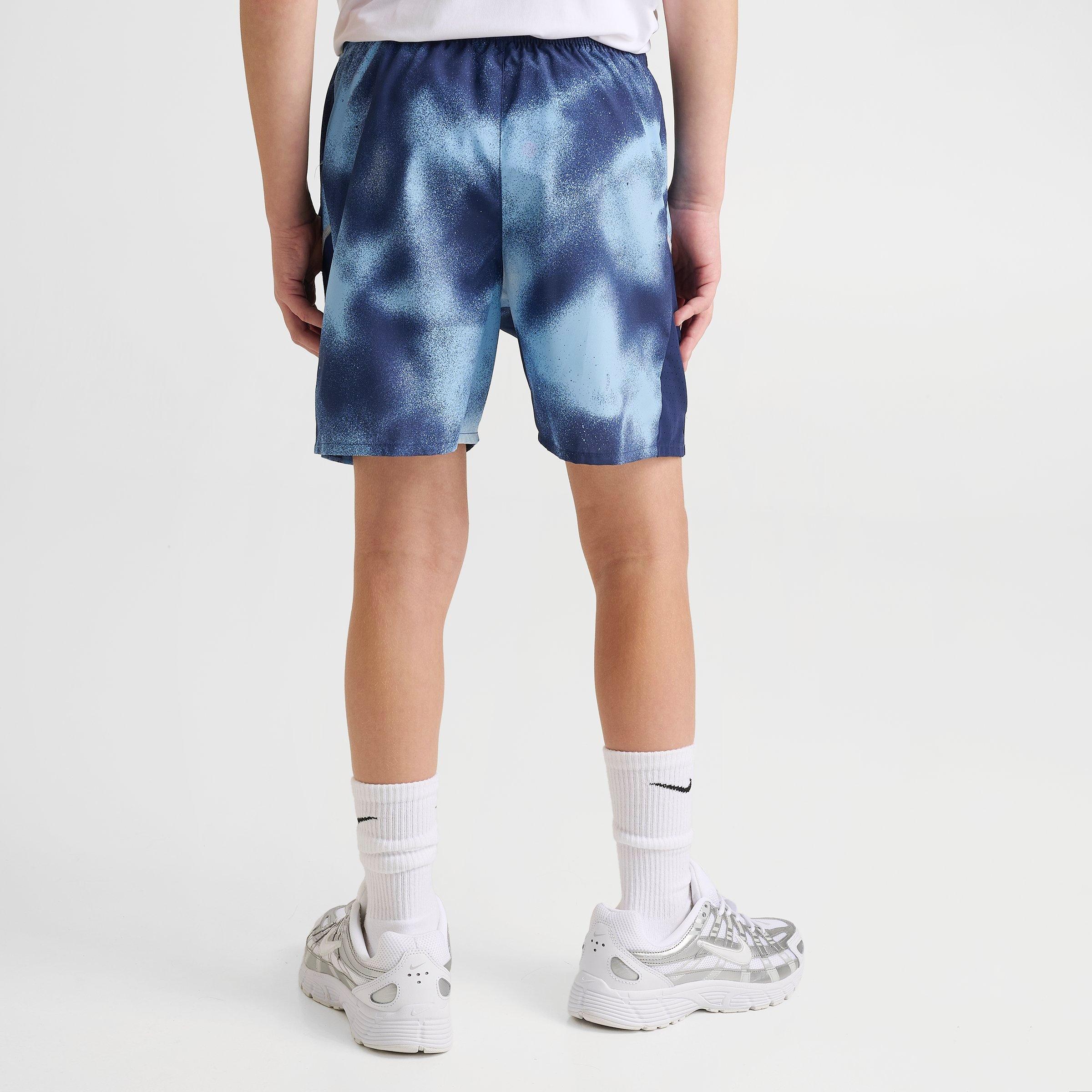 Big Kids' Nithtke Miler Graphic Dri-FIT Training Shorts - Football Blue/Midnight Navy