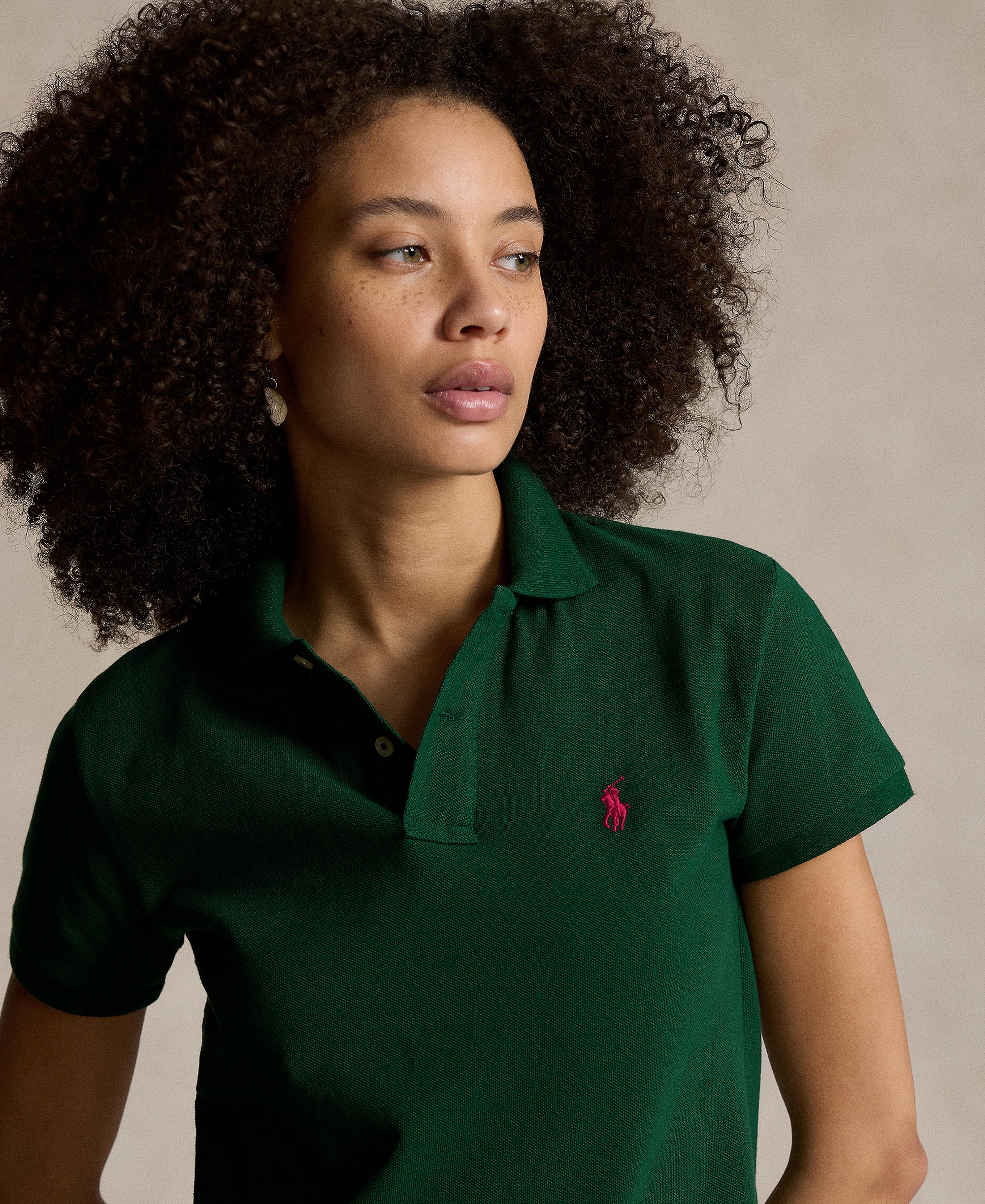 Polo Ralph Lauren Women's Classic-Fit Mesh Polo Shirt - College Green