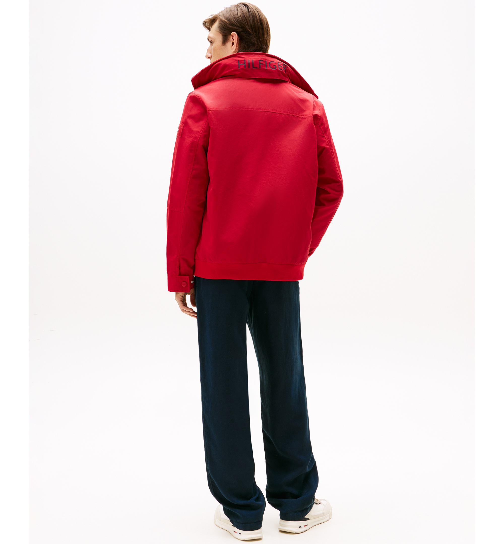 Tommy Hilfiger Men's Regatta Water Resistant Jacket - Medium Red