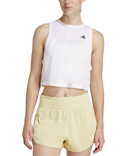 adidas Women's Train Essentials Boxy Workout Tank - White