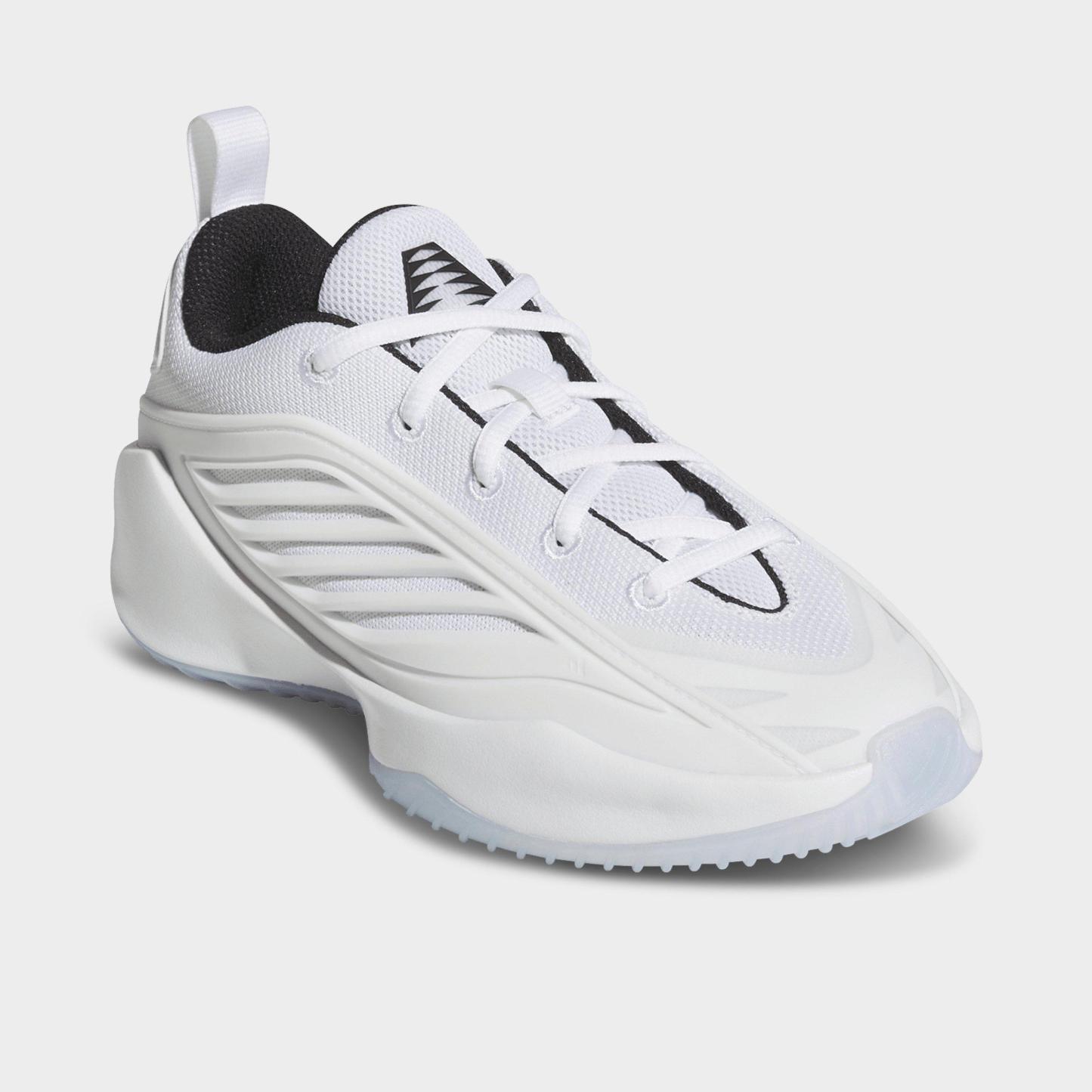 Big Kids' adidas Believe That 1 Basketball Shoes - Cloud White/Core Black/Cloud White - Both shoes facing left