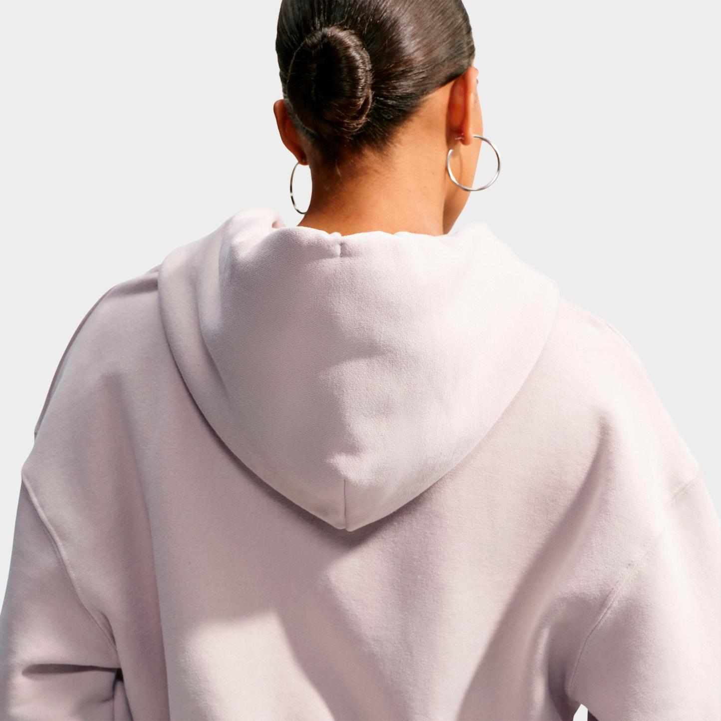 Women's Nithtke Studio Fleece Medium-Weight Oversized Cropped Full-Zip Hoodie - Cream II/Sail