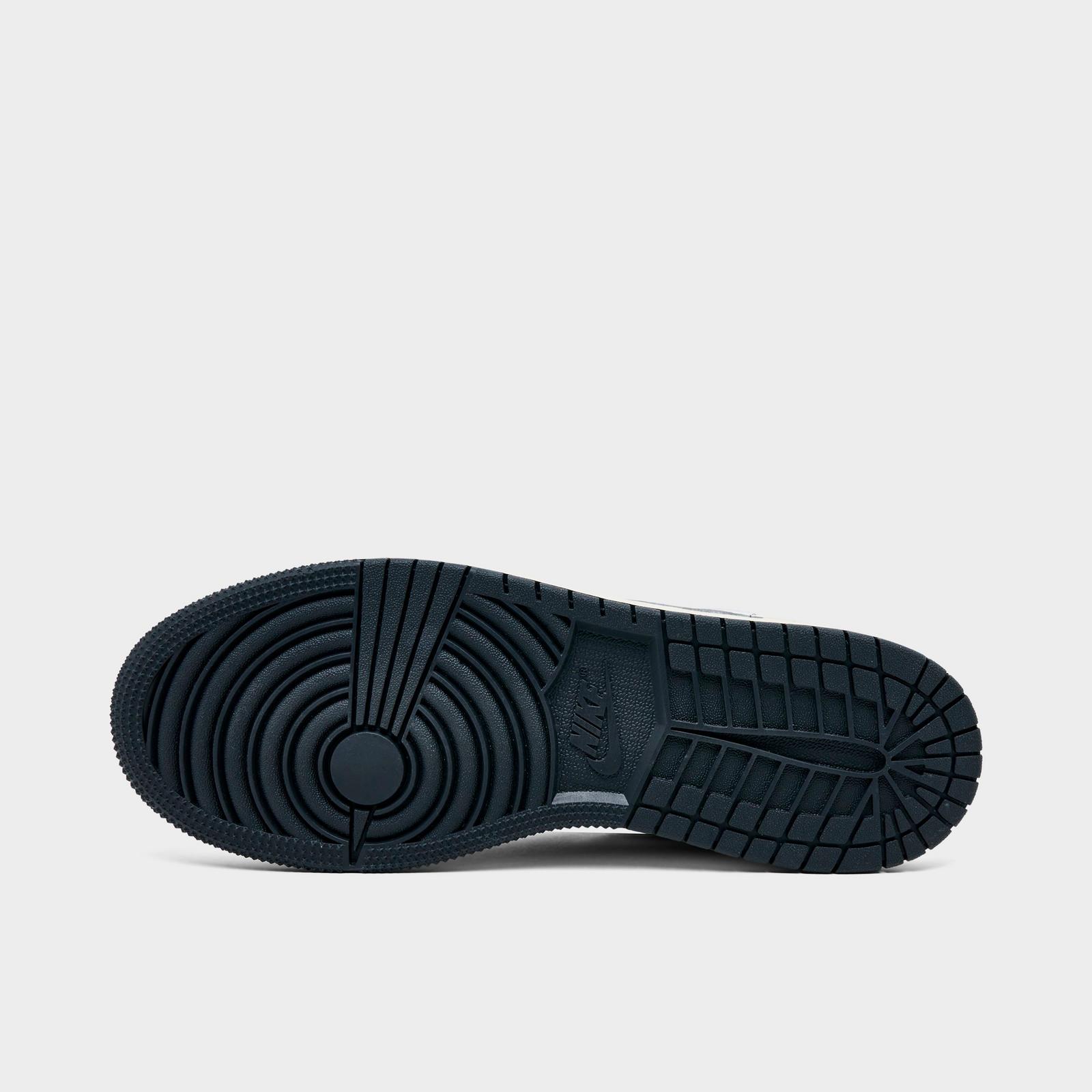 Big Kids' Air Jordan Retro 1 Low SE Casual Shoes - Anthracite/Sail/Muslin/Iris Whisper - view 6