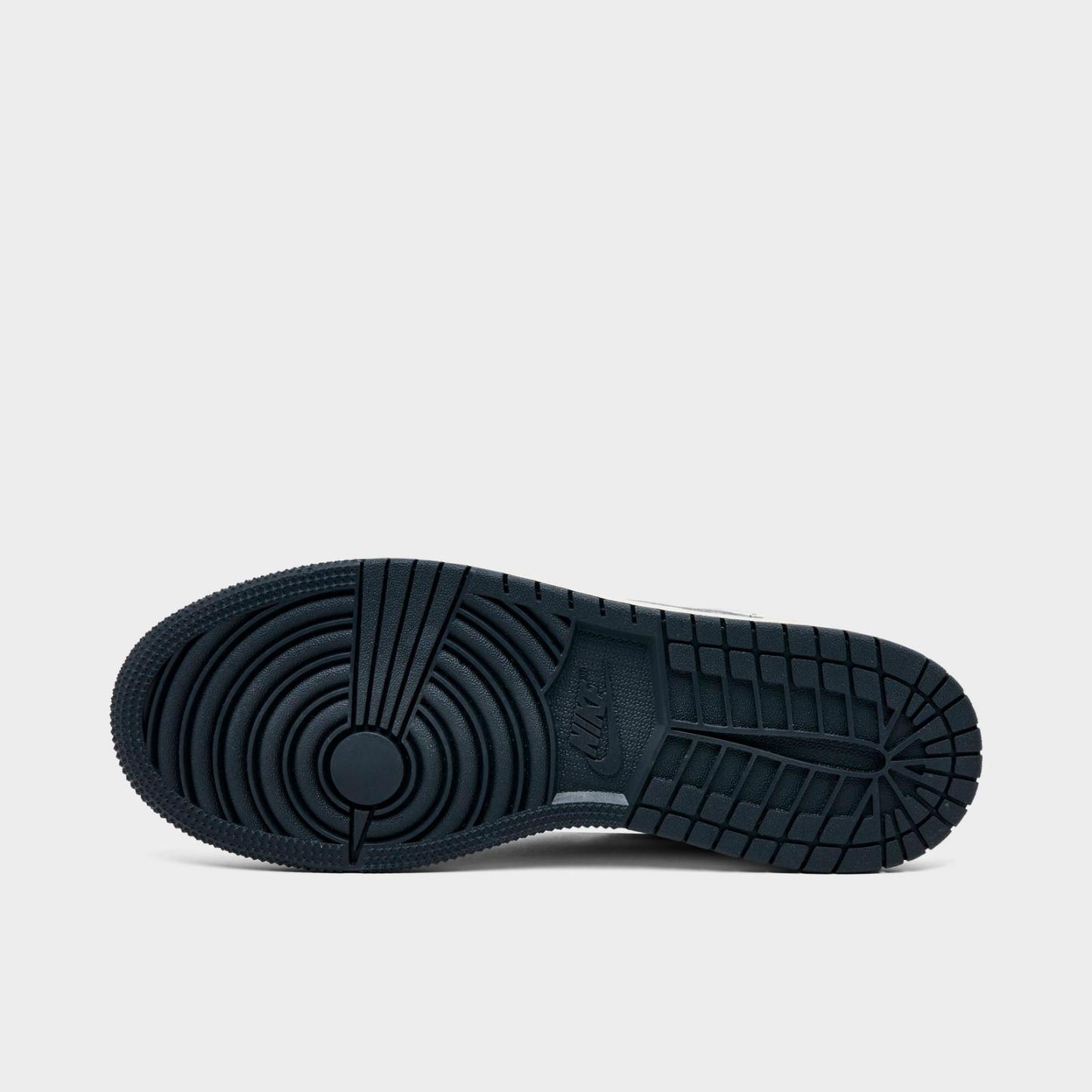 Big Kids' Air Jordan Retro 1 Low SE Casual Shoes - Anthracite/Sail/Muslin/Iris Whisper - view 6