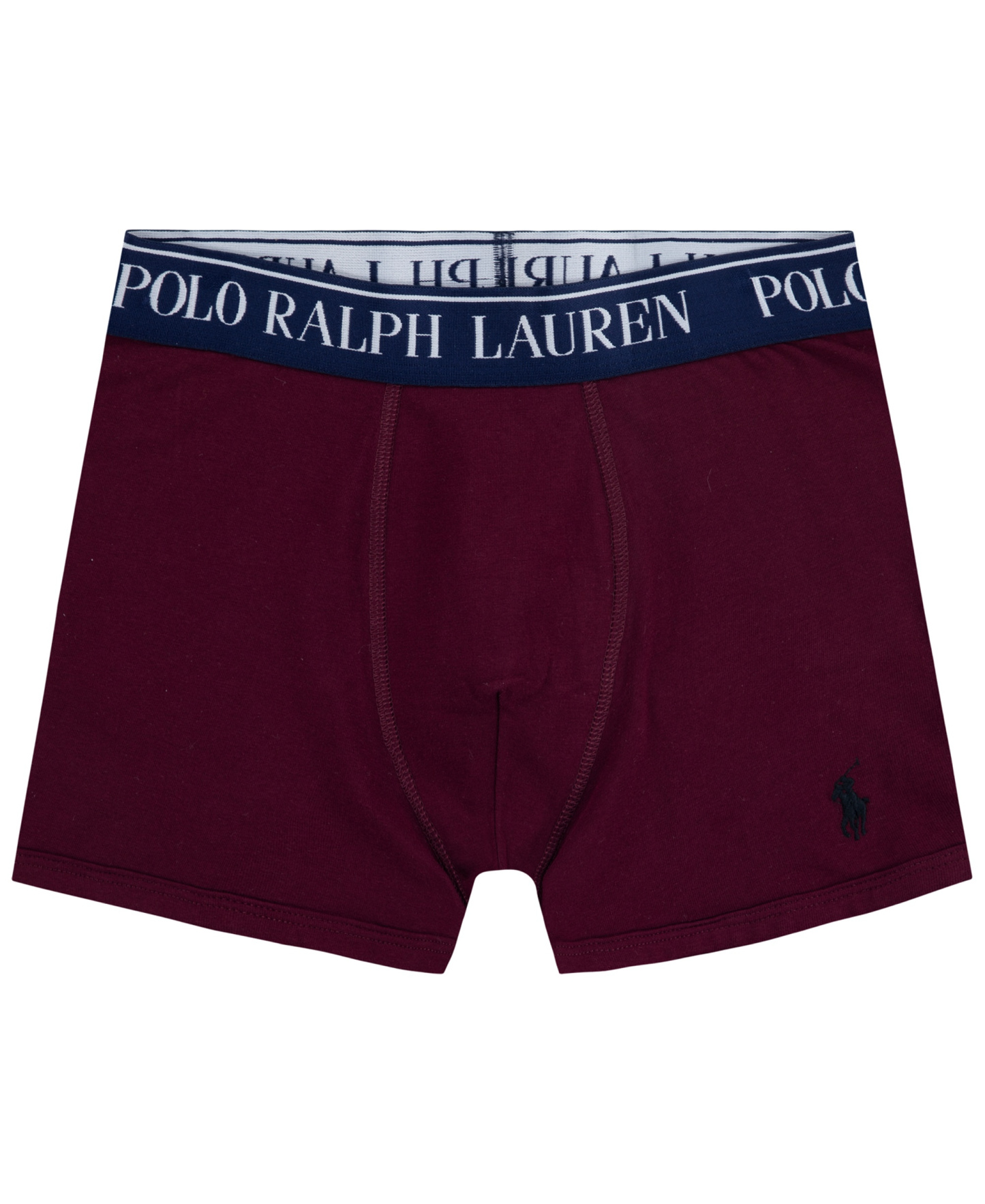 Polo Ralph Lauren Boys' 8-20 Cotton Stretch Boxer Briefs, 3-Pack - Gray/Green/Burgundy