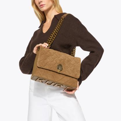 Kurt Geiger London Large Kensington Kurt Bag - Tan - view 2