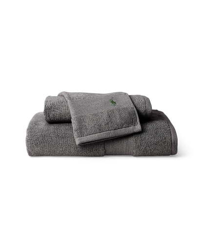 Polo Ralph Lauren Polo Player Cotton Bath Towel, 58" x 30" - Barclay Heather