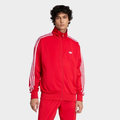 Men's adidas Originals adicolor Sport Firebird Full-Zip Track Jacket - Better Scarlet