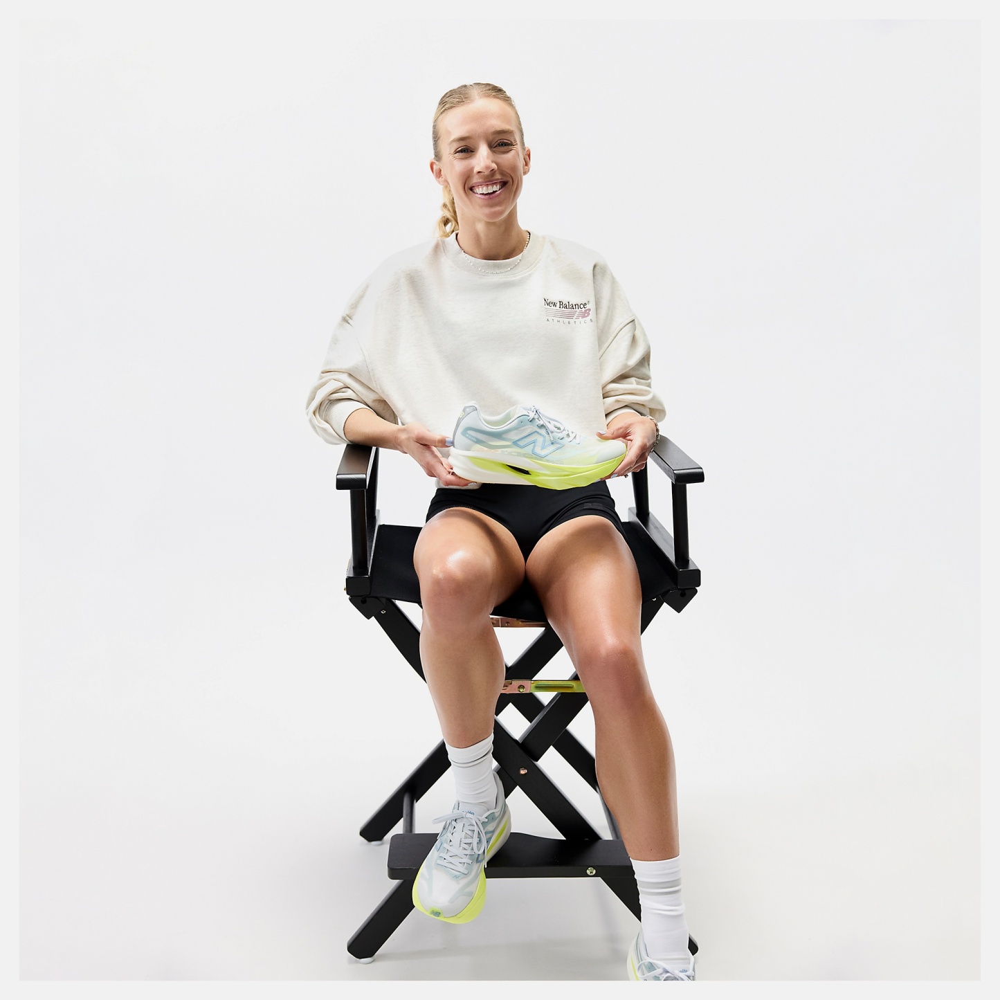 New Balance Trackside Fleece Crew, WT62T7JOLIT