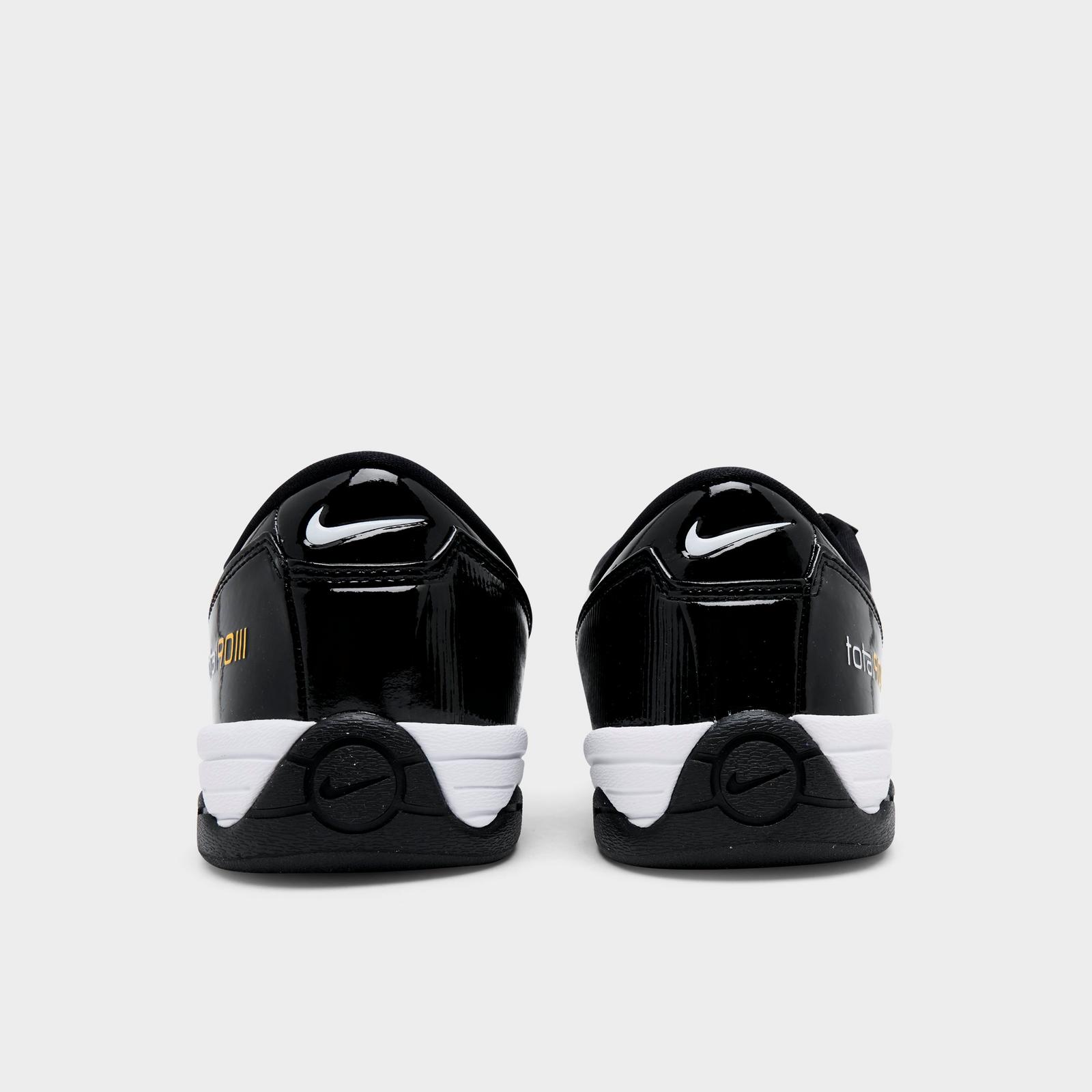 Men's Nike Total 90 Casual Shoes - Black/White/Metallic Silver