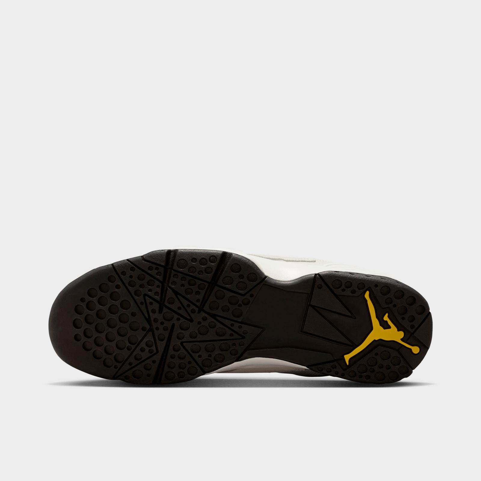 Men's Air Jordan MVP 92 Casual Shoes - Summit White/Vivid Sulfur/Black - Left shoe facing left. Outside of the shoe. - view 6