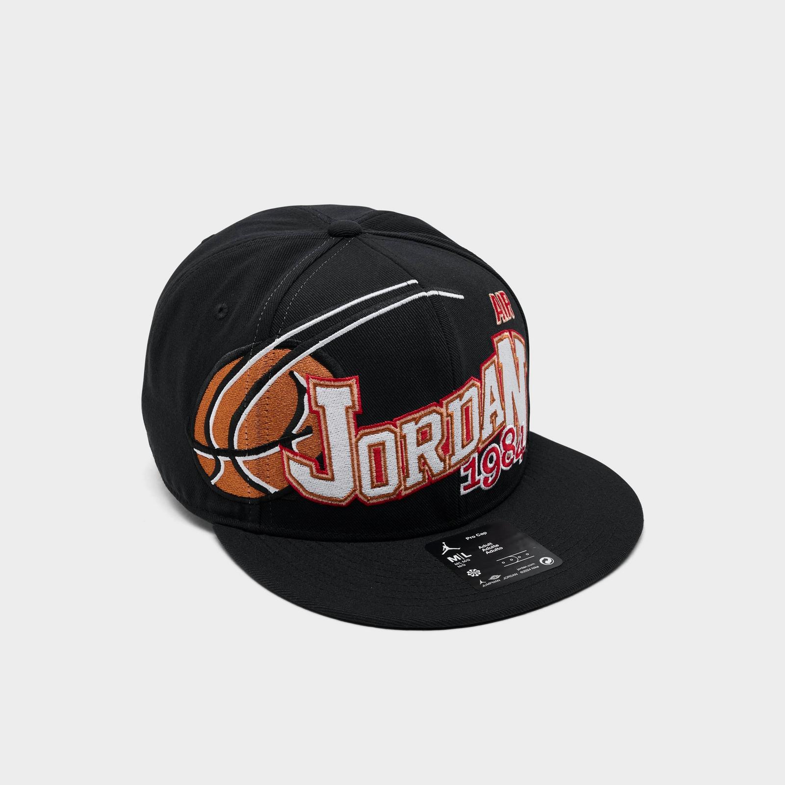 Jordan Pro Structured Snapback Hat - Black/Anthracite/Black - view 2