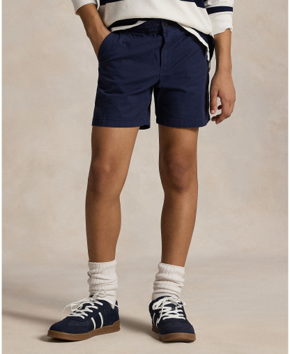 Polo Ralph Lauren Boys' 8-20 Polo Prepster Flex Abrasion Twill Short - Newport navy