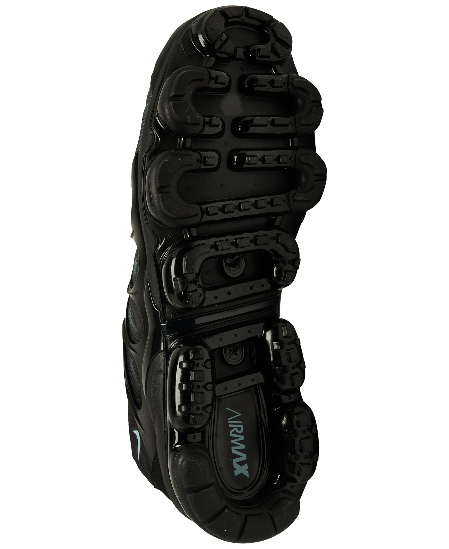 Nike Men's Air VaporMax Plus Running Sneakers from Finish Line - Black, Aluminum