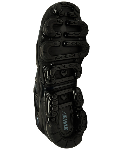 Nike Men's Air VaporMax Plus Running Sneakers from Finish Line - Black, Aluminum