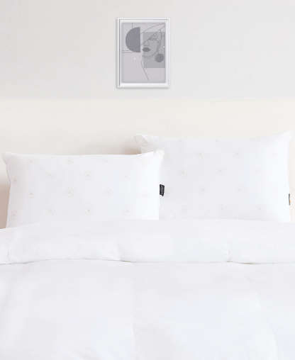 Lauren Ralph Lauren Dalton Logo 2-Pack Pillows, Standard/Queen - White