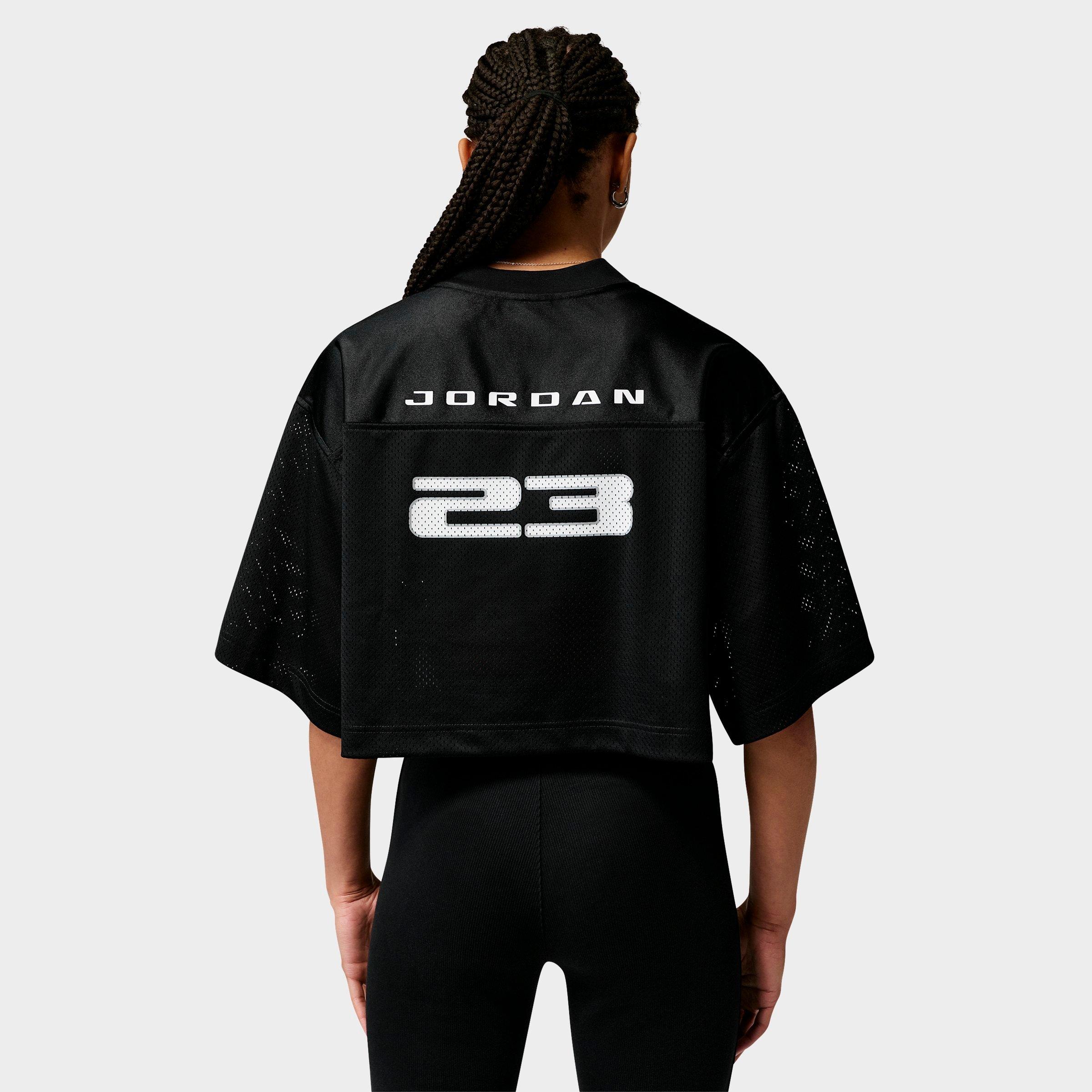 Women's Jordan Brooklyn Short-Sleeve Jersey Top - Black