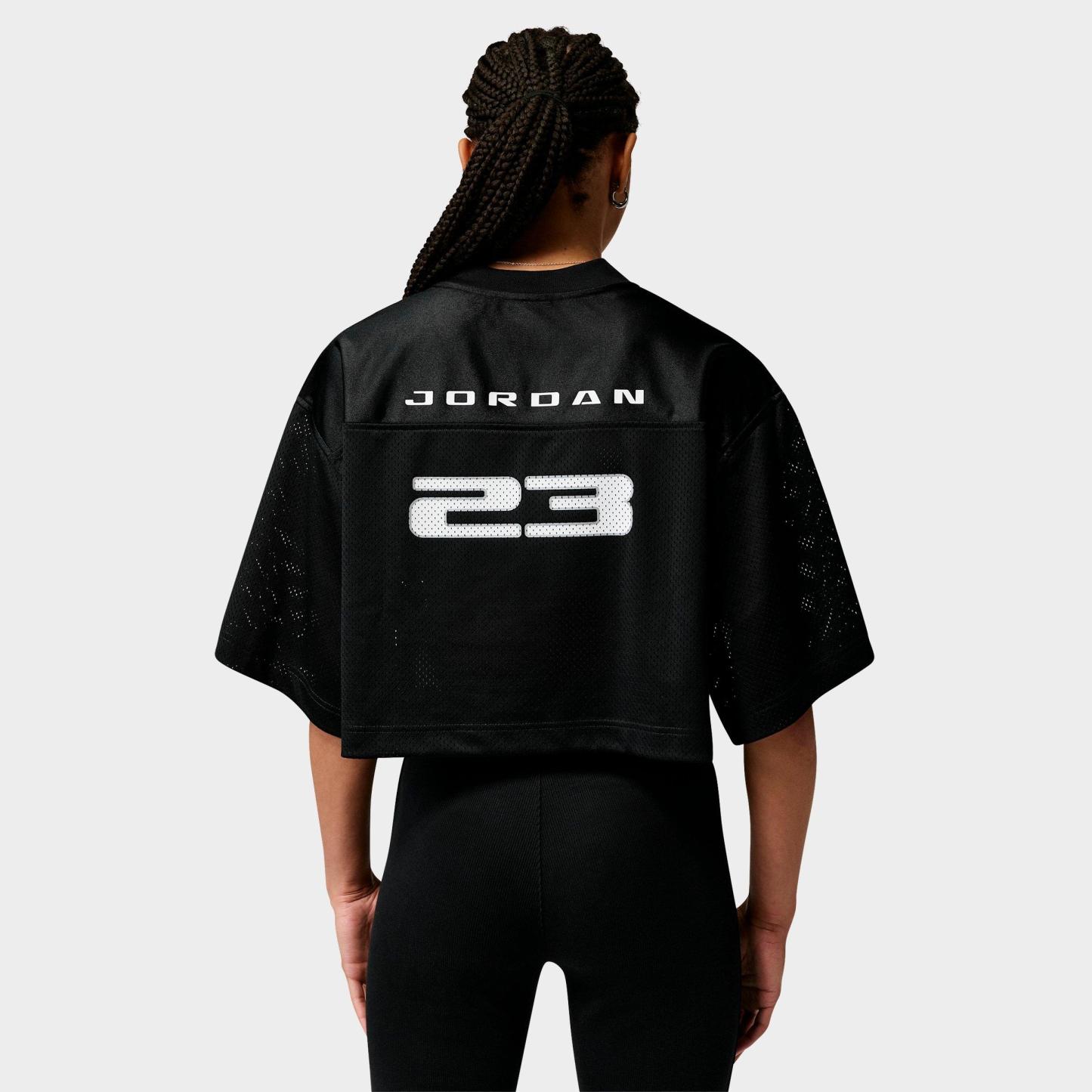 Women's Jordan Brooklyn Short-Sleeve Jersey Top - Black