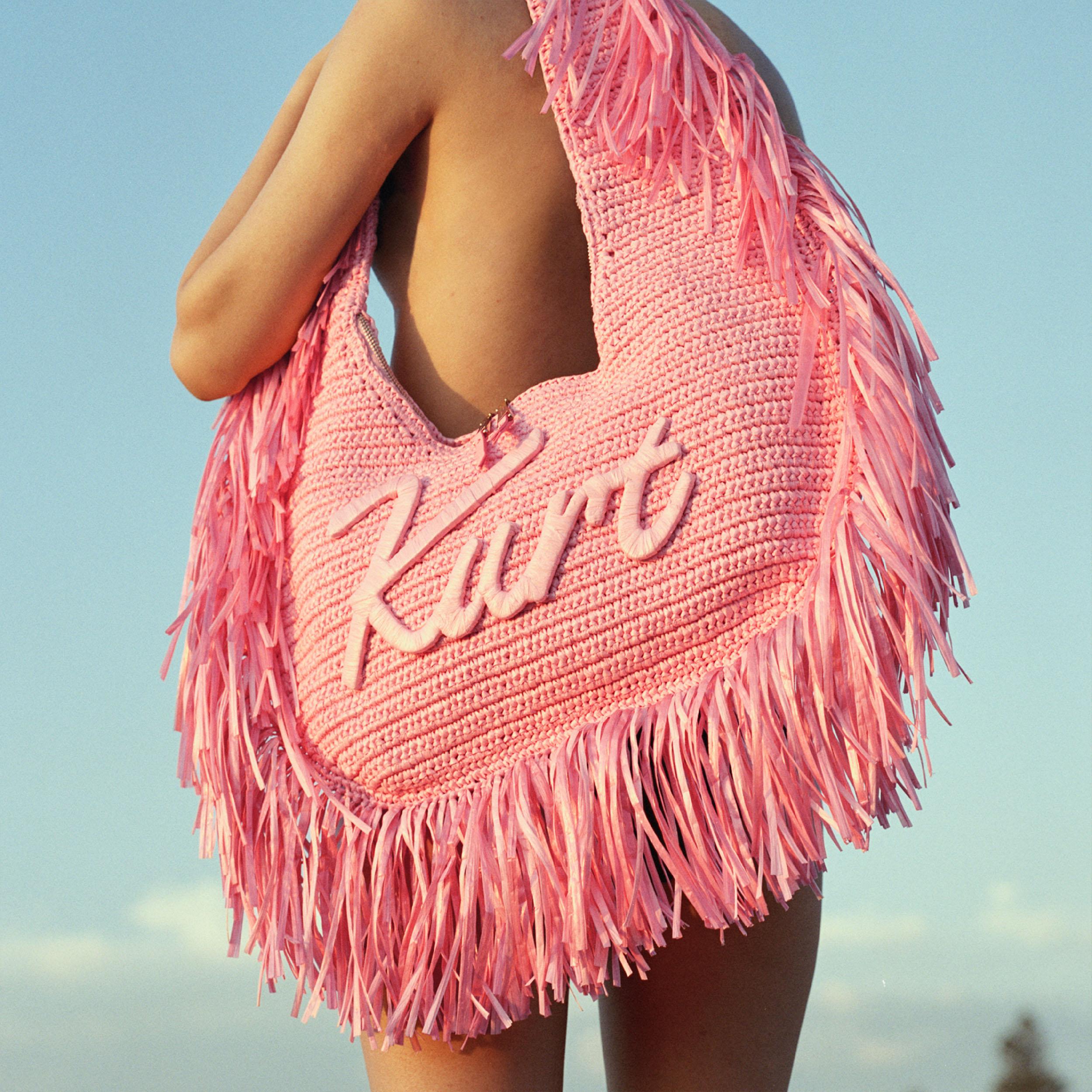 Kurt Geiger London Large Kurt Hobo Fringe Bag - Pink - view 7