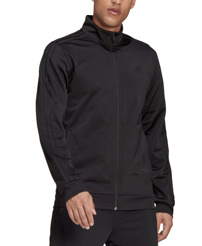 adidas Men's Tricot Track Jacket - Black/Black