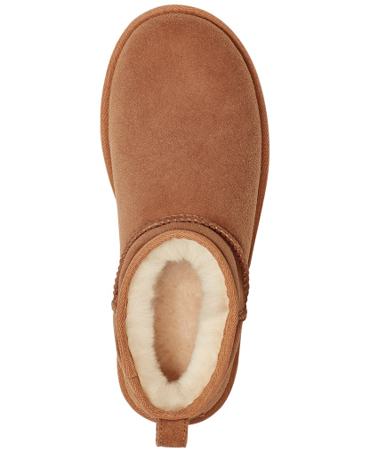 UGG® Women's Classic Ultra Mini Pull-On Booties - Chestnut