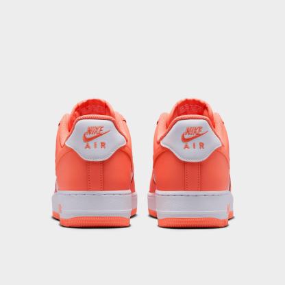 Men's Nike Air Force 1 '07 Low Casual Shoes - White/White/Orange Frost