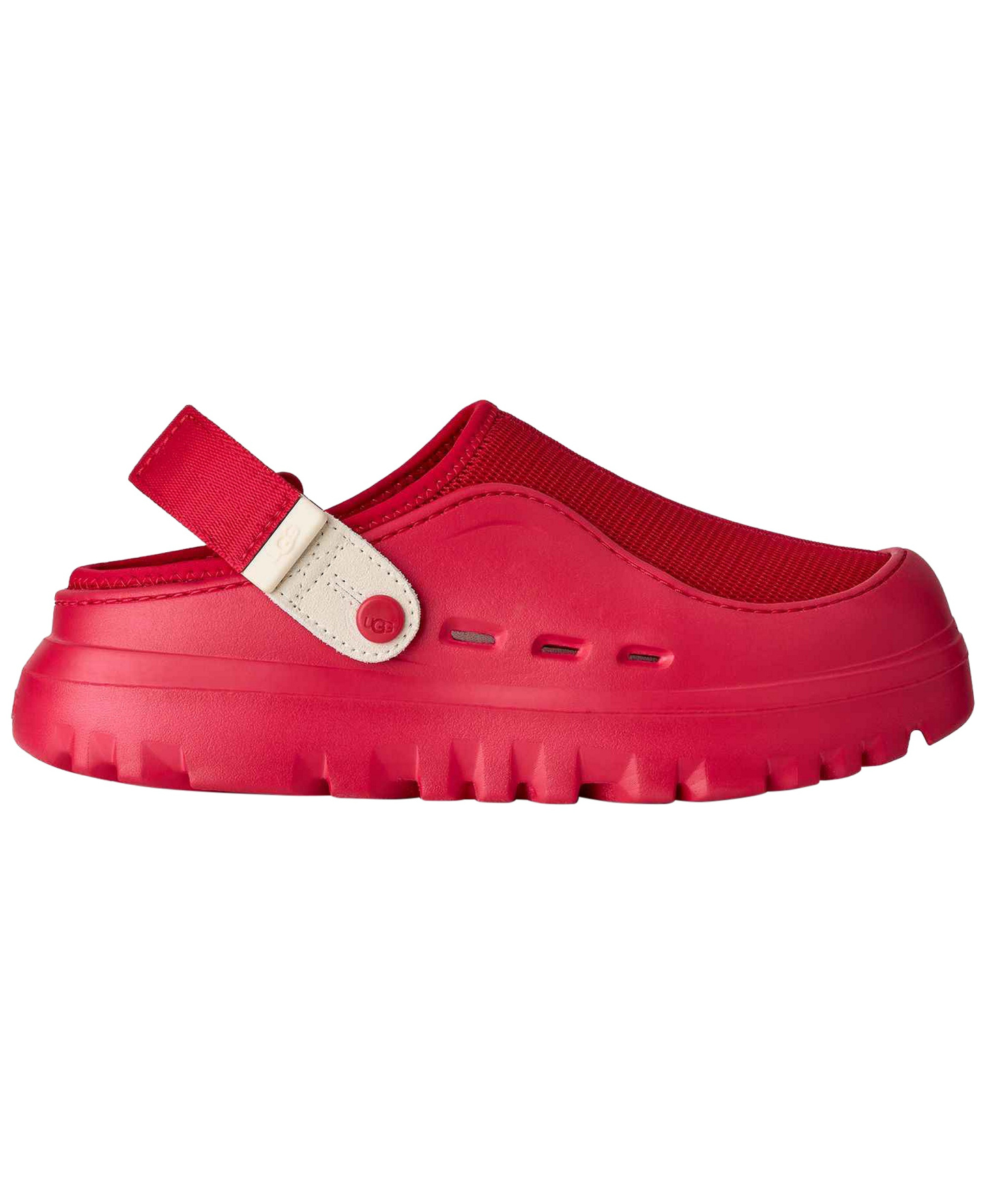 UGG® Men's Peakmod Round-Toe Clogs - Red