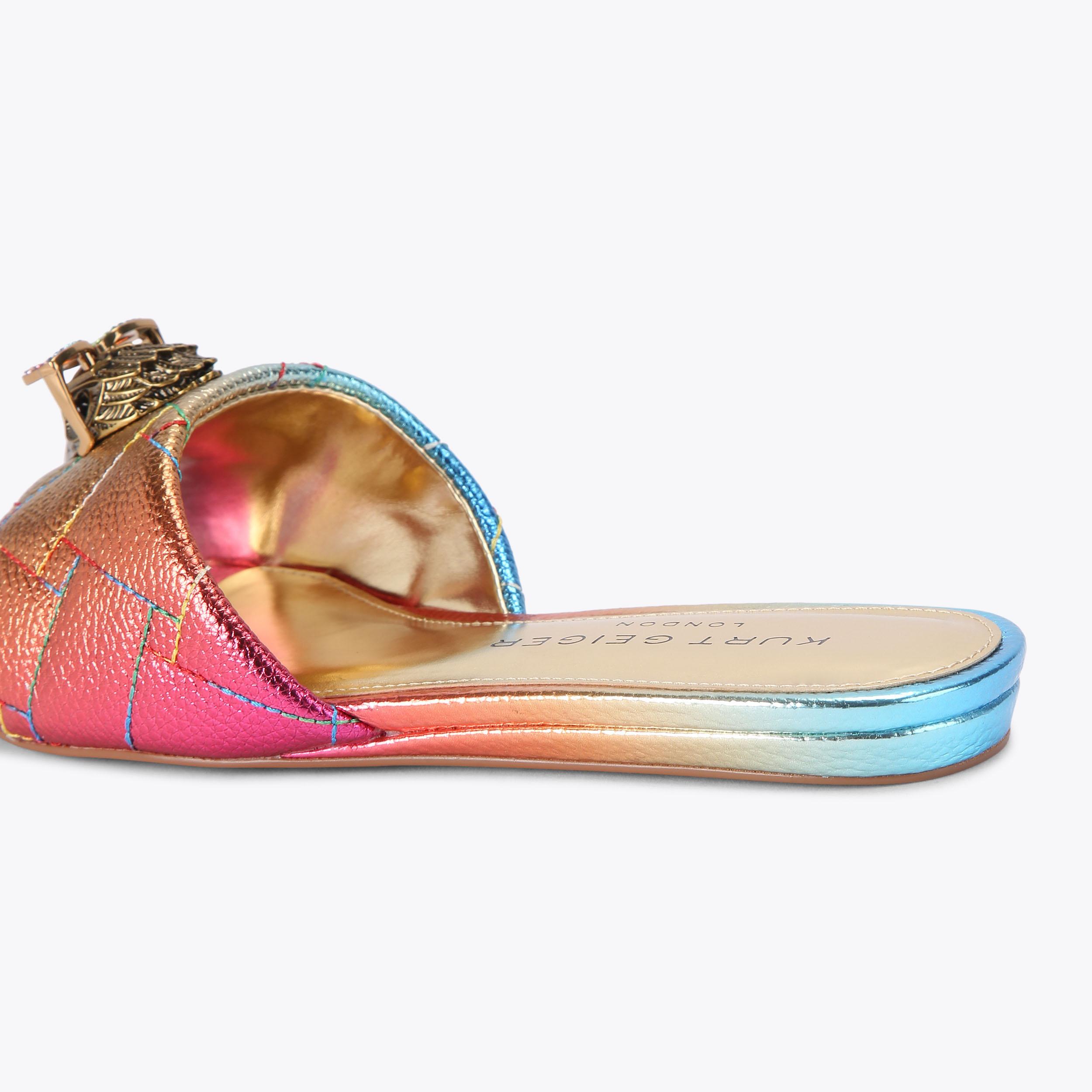 Kurt Geiger London Kensington Flat Sandal - Multi Colored - view 4
