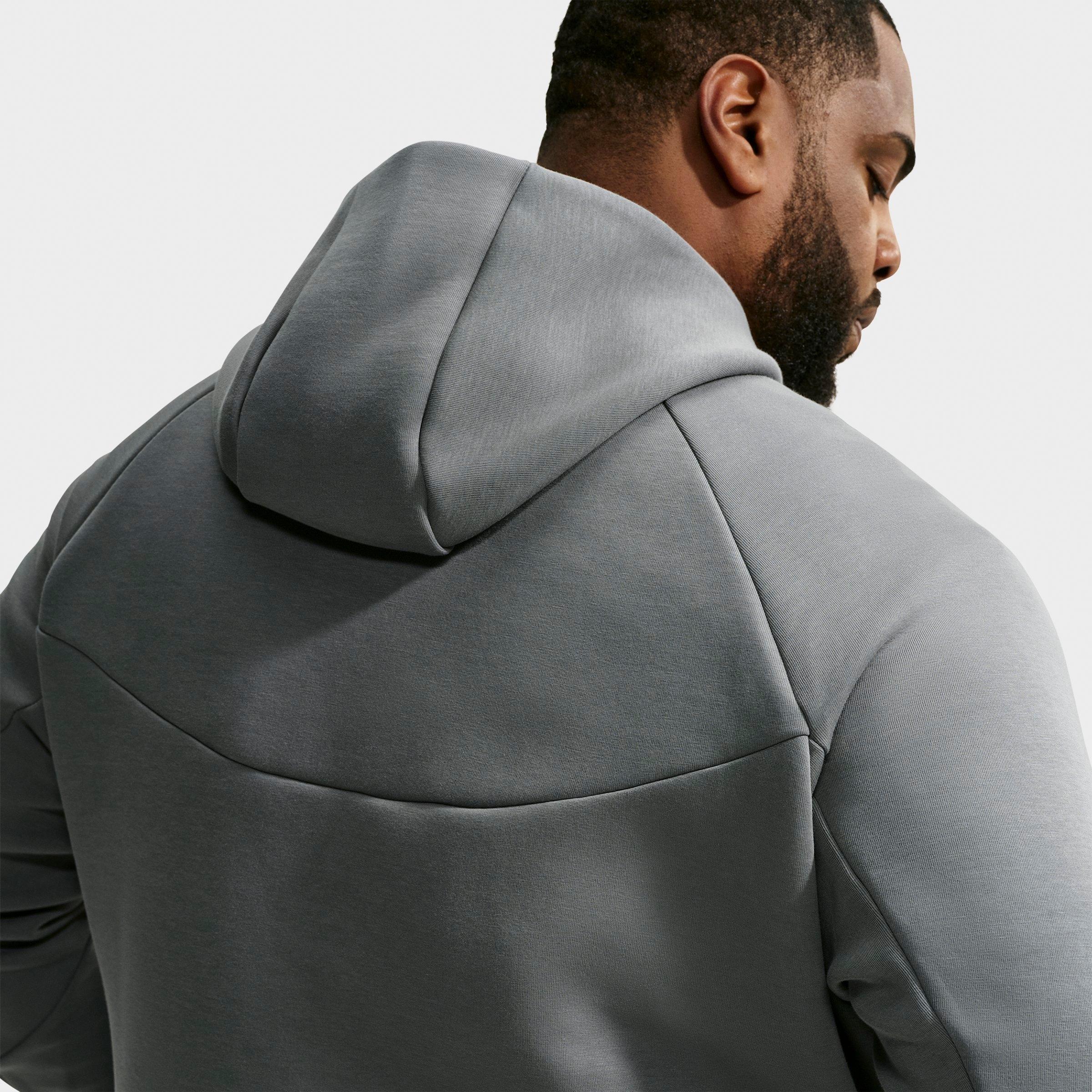 Men's Nithtke Tech Fleece Windrunner Full-Zip Hoodie - Part 1 - Smoke Grey/Football Blue