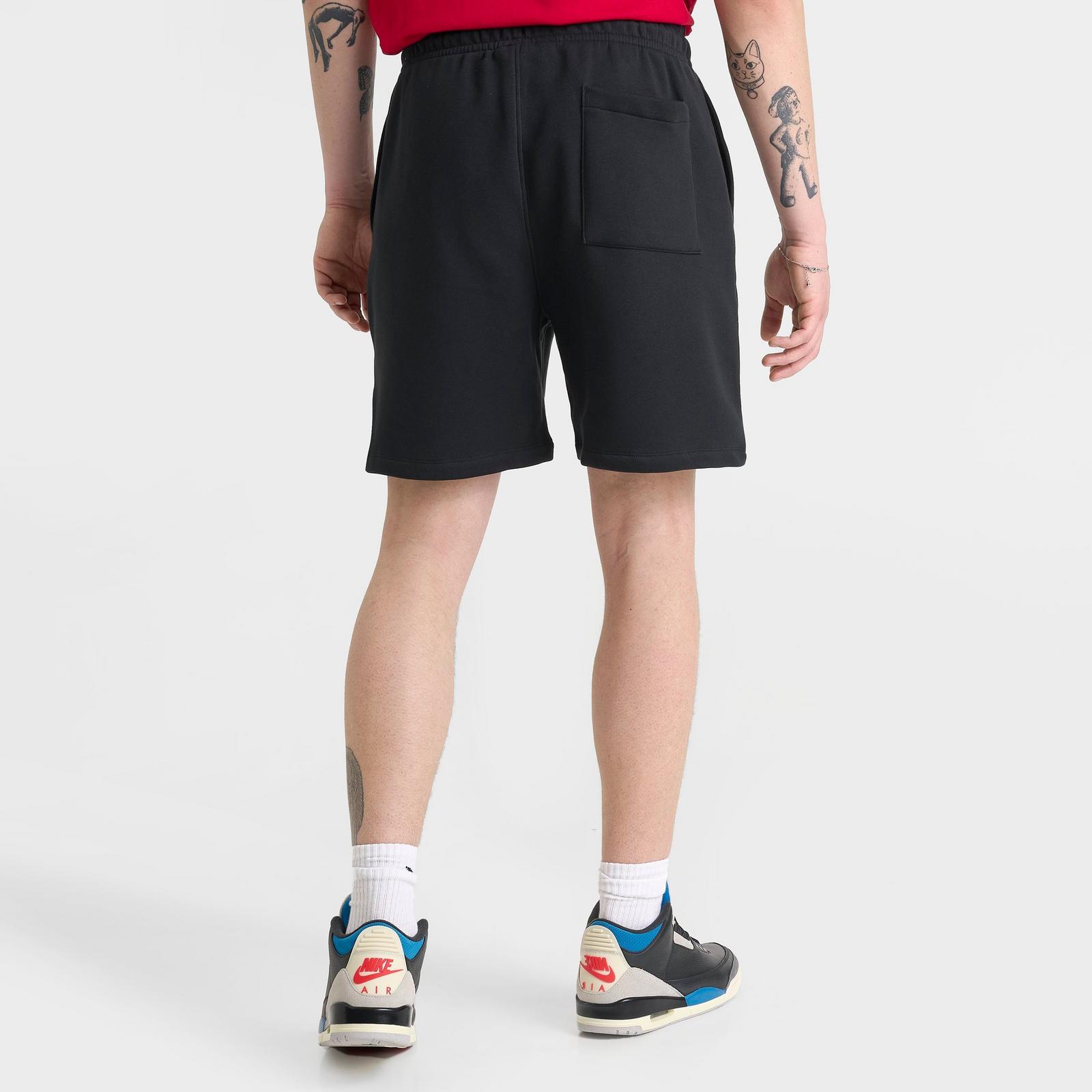 Men's Jordan Brooklyn Varsity Fleece Shorts - Black - view 4