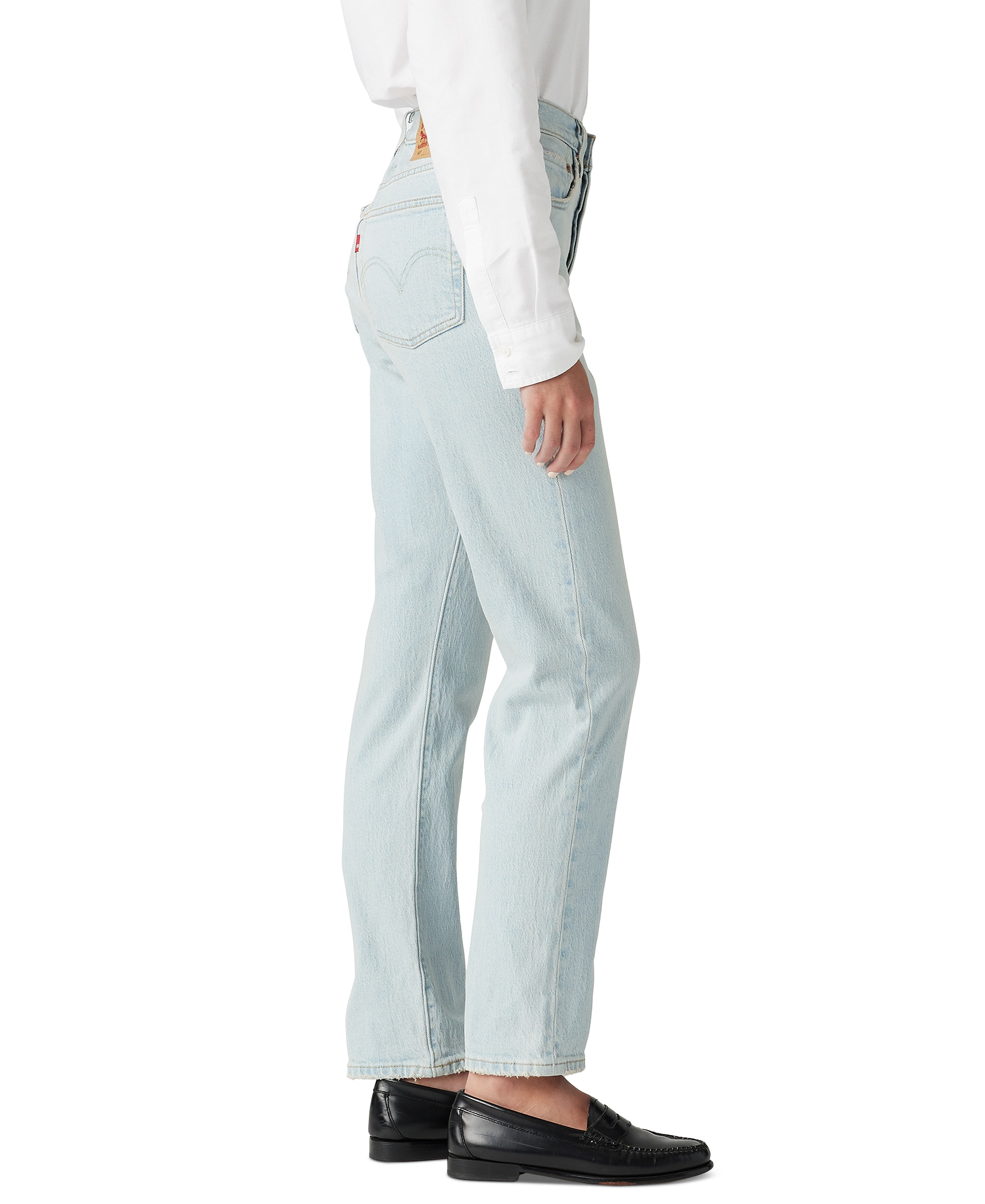 Levi's Women's 501 Original-Fit Straight-Leg Jeans - Stepped Away