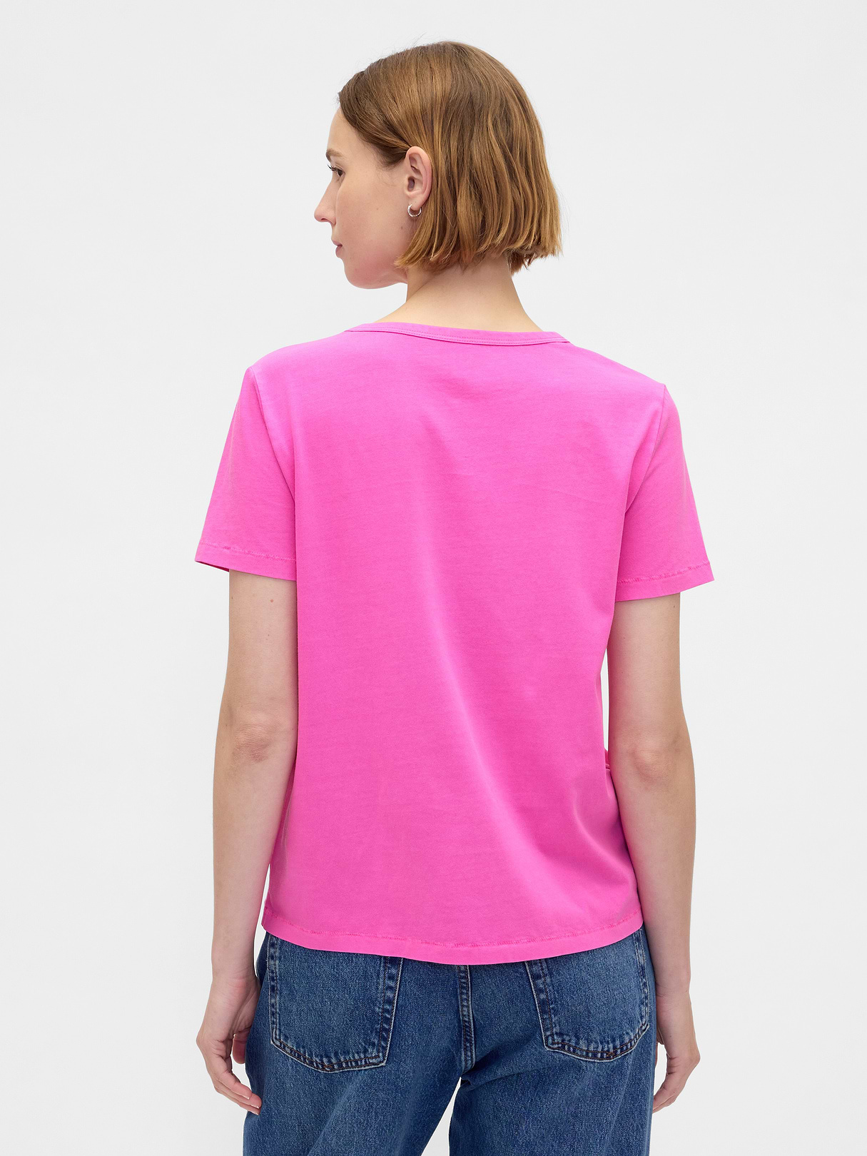Organic Cotton VintageSoft T-Shirt - Sugar plum neon pink