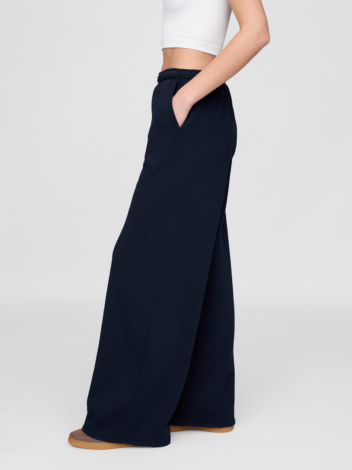 VintageSoft Baggy Sweatpants - Navy blue